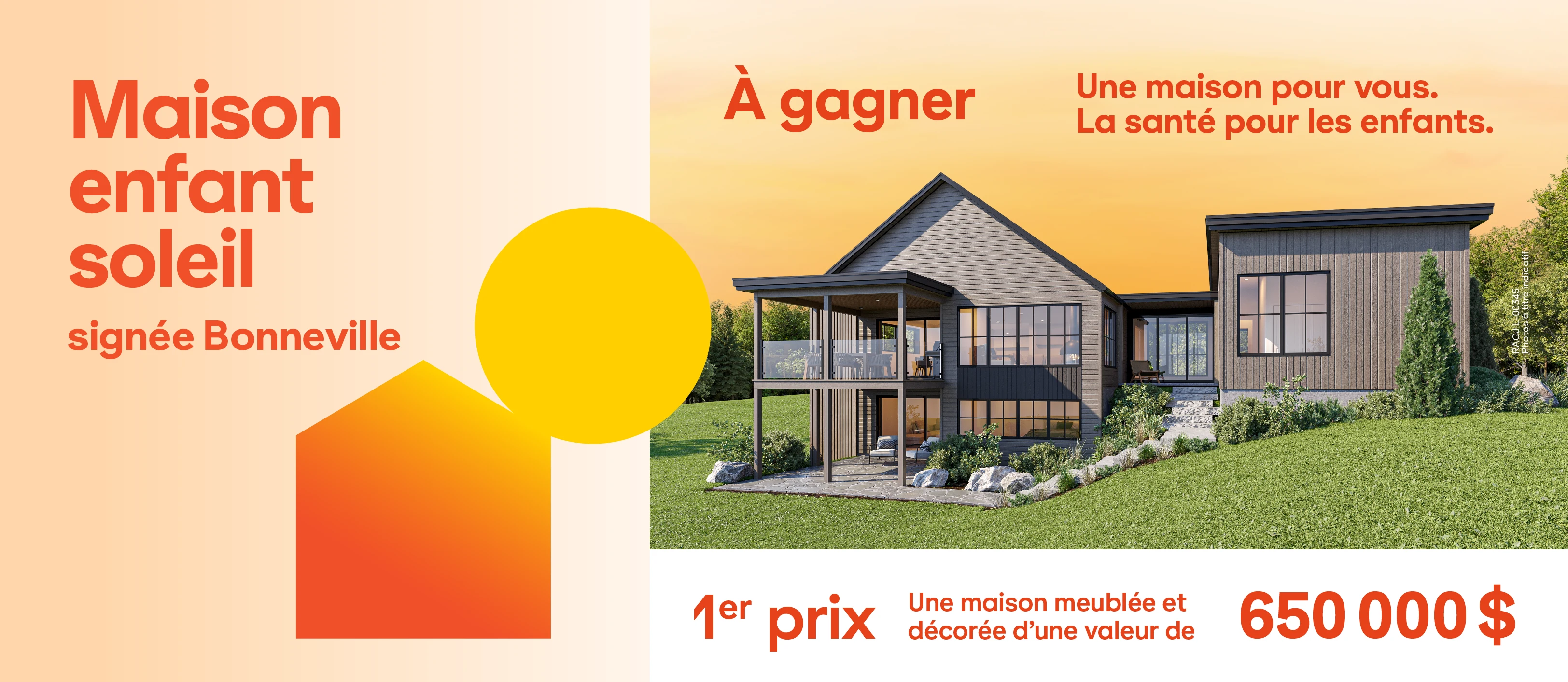 Commande de billets pour la Maison Enfant Soleil signée Bonneville 2025